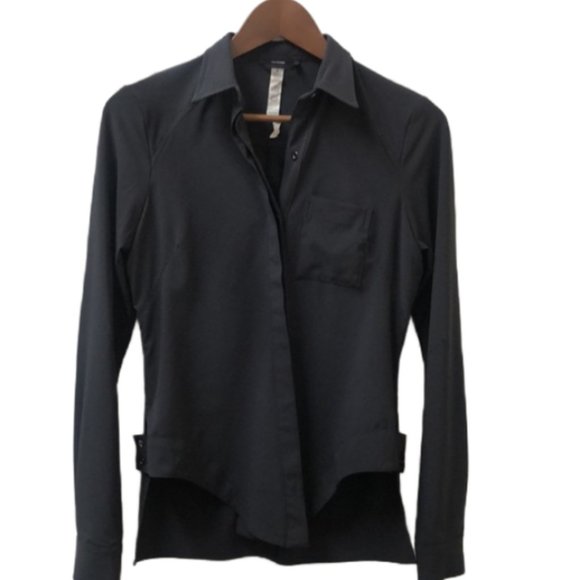 lululemon athletica Black Button Down Shirt - Picture 2 of 12
